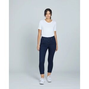 Universal Standard Womens Jeans Size 2 High Rise Dark Indigo Skinny‎ Seine